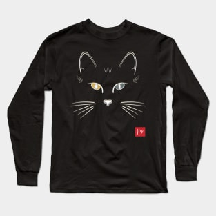 Heterochromia Joy Cat [light] Long Sleeve T-Shirt